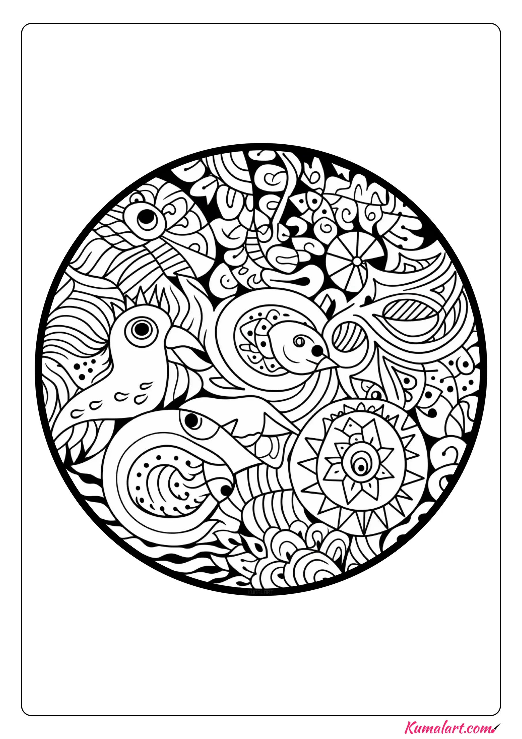 Wondrous Magic Coloring Page