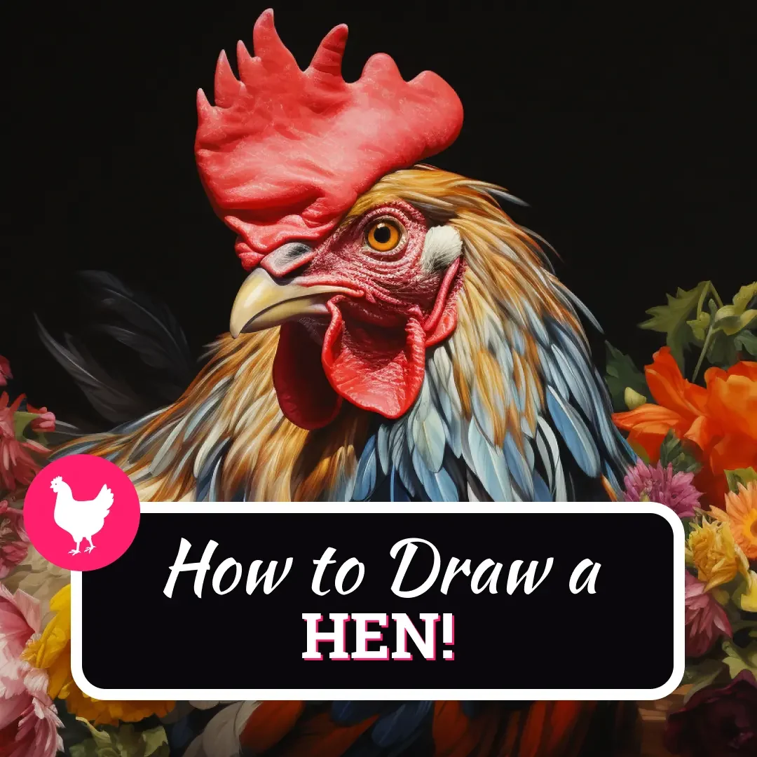 How to Draw a Hen Step by Step